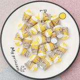 100pcs 3D Resin Popcorn Bucket Pendant DIY Micro Landscape Ornaments 25*18MM