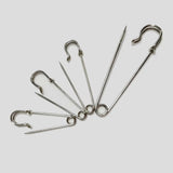 100pcs Silver Safety Pins Metal Needles Large Safety Pins
