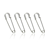 100pcs Silver Safety Pins Metal Needles Large Safety Pins