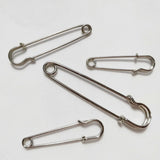 100pcs Silver Safety Pins Metal Needles Large Safety Pins