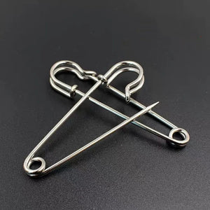100pcs Silver Safety Pins Metal Needles Large Safety Pins