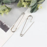 100pcs Silver Safety Pins Metal Needles Large Safety Pins