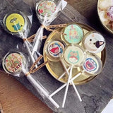 100pcs Waterproof Self Adhesive Seal Bag Plastic Candy Lollipop Package Bag