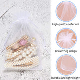 100pcs Organza Bags Drawstring Jewelry Packaging Wedding Party Christmas Gift