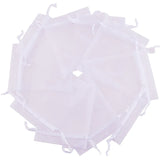 100pcs Organza Bags Drawstring Jewelry Packaging Wedding Party Christmas Gift