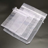 100pcs Organza Bags Drawstring Jewelry Packaging Wedding Party Christmas Gift