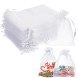 100pcs Organza Bags Drawstring Jewelry Packaging Wedding Party Christmas Gift