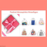 100pcs Organza Bags Drawstring Pouches Jewelry Candy Favor Gift