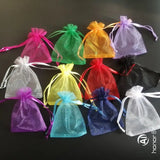 100pcs Small Organza Drawstring Bags Wedding Gift Sachet