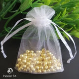 100pcs Small Organza Drawstring Bags Wedding Gift Sachet