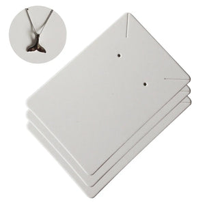 100pcs Anti-lost Holder Display Cards for Earrings & Necklaces