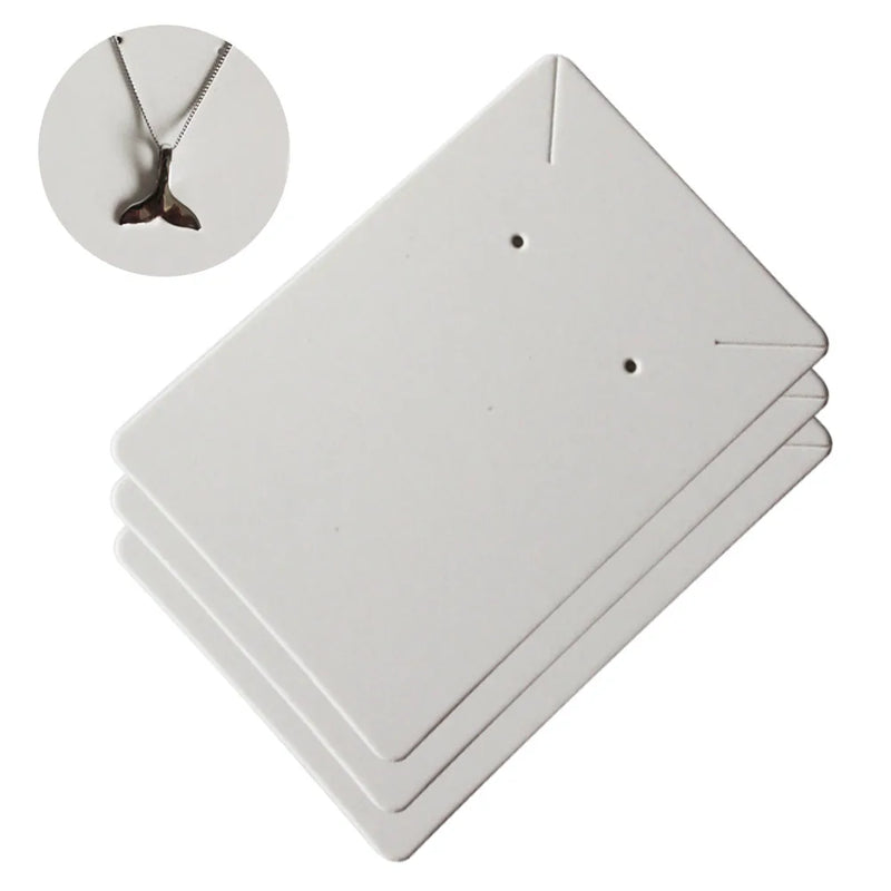 100pcs Anti-lost Holder Display Cards for Earrings & Necklaces