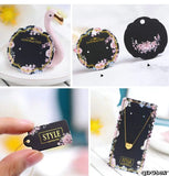 100pcs Mini Card Jewelry/Brooch Display Tags
