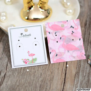 100pcs Mini Card DIY Jewelry Display
