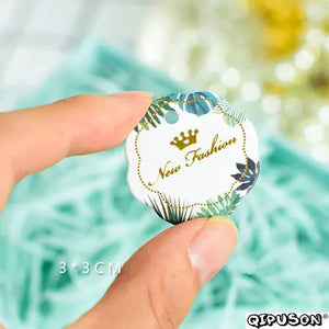 100pcs Mini Card Jewelry Display Paper Tags