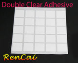 100pcs Clear Double Sided Adhesive Sticker for DIY Jewelry Accessories