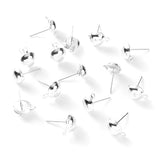 100pcs Stainless Steel Ear Post Stud DIY Jewelry Making Supplies