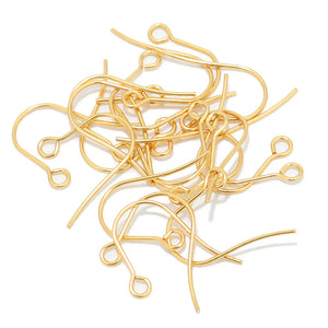 100pcs Stainless Steel Earring Hooks for Crafts