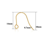 100pcs Stainless Steel Earring Hooks for Crafts