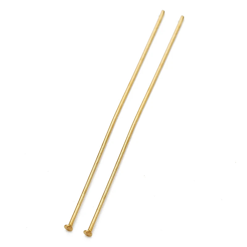 100pcs Stainless Steel Flat Head Pins Bulk 20mm 30mm 40mm for Jewelry Making