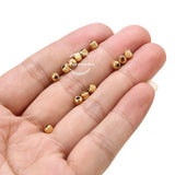 100pcs Stainless Steel 4mm 6mm Tube Spacer Beads for DIY Bracelets Jewelry