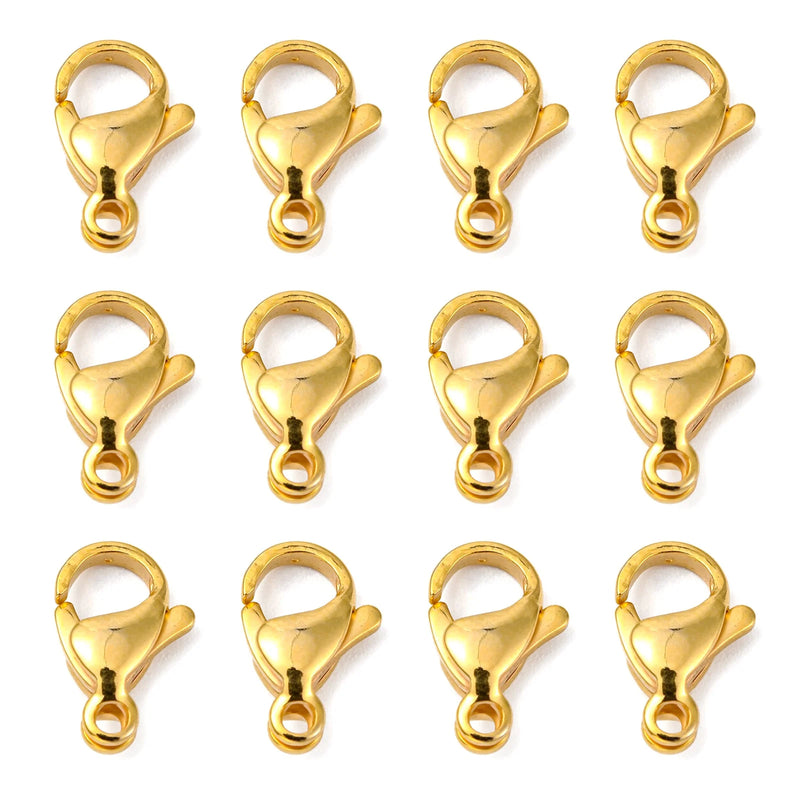 100pcs Lobster Claw Clasps for DIY Jewelry Making