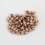 100pcs Stainless Steel Rose Spacer Beads Jewelry Making DIY Components