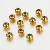 100pcs Stainless Steel Rose Spacer Beads Jewelry Making DIY Components