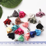 100pcs Tassels For Jewelry 25mm Suede Tassel Flower Charm Pendants