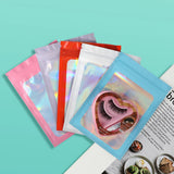 100pcs Holographic Laser Mylar Ziplock Bags