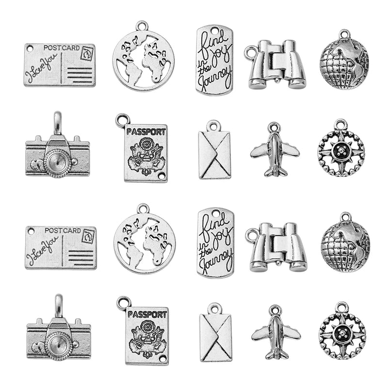 100pcs Tibetan Passport Charms for Jewelry Making