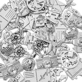 100pcs Tibetan Passport Charms for Jewelry Making