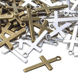 100pcs Alloy Cross Pendants Charms for Jewelry Making