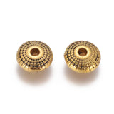 100pcs Tibetan Style Beads Antique Golden Spacer Beads for DIY Jewelry Making