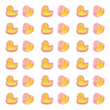 100pcs Enamel Duck Spacer Beads for DIY Jewelry Making