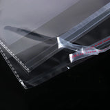 100pcs Transparent Opp Bags 17*23+4cm Jewelry Packaging Display