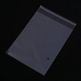 100pcs Transparent Opp Bags 17*23+4cm Jewelry Packaging Display