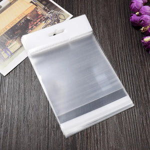 100pcs Transparent Self Adhesive OPP Plastic Bags 10*13.5CM