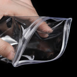 100pcs Clear Ziplock Plastic Bags Self Sealing Pouches