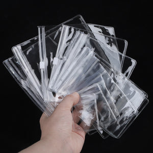 100pcs Clear Ziplock Plastic Bags Self Sealing Pouches