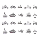 100pcs Vehicle Theme Charms Train Motorcycle Plane Charms