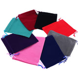 100pcs Velvet Jewelry Gift Bag Drawstring Pouch Wedding Candy Goodie Bags