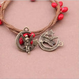 100pcs Vintage Angel Charm for DIY Jewelry Making