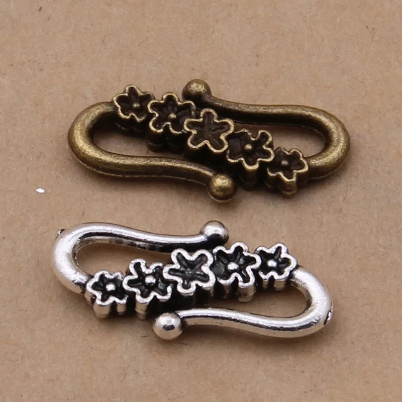 100pcs Vintage S Buckle for DIY Jewelry Making
