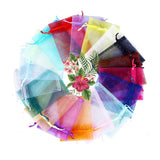 100pcs Organza Bags Wedding Christmas Gift Pouches