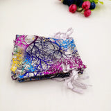 100pcs Coral Organza Bag Drawstring Pouch Jewelry Gift Box Wed Christmas Bags