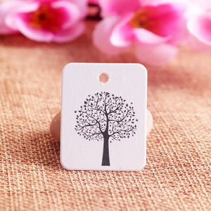 100pcs Paper Cards Gift Box Tag DIY Favor Jewelry Cloth Tags
