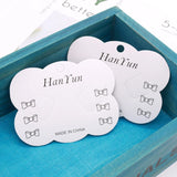 100pcs Lace Shape Bow Jewelry Accessory Cards Hairpin Packing Holder Set