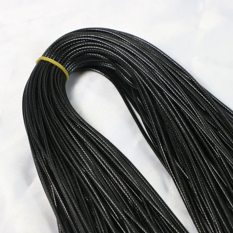100pcs Rope Chain 1.5mm 2mm Leather String Cord Necklace Lobster Clasps