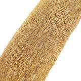 100pcs 18K Stainless Steel Plated Link Chain DIY Jewelry Supplies
